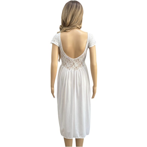 Vintage Intimates & Sleepwear Vintage Pink Lace Nylon Nightgown Ballerina Princess Gloria